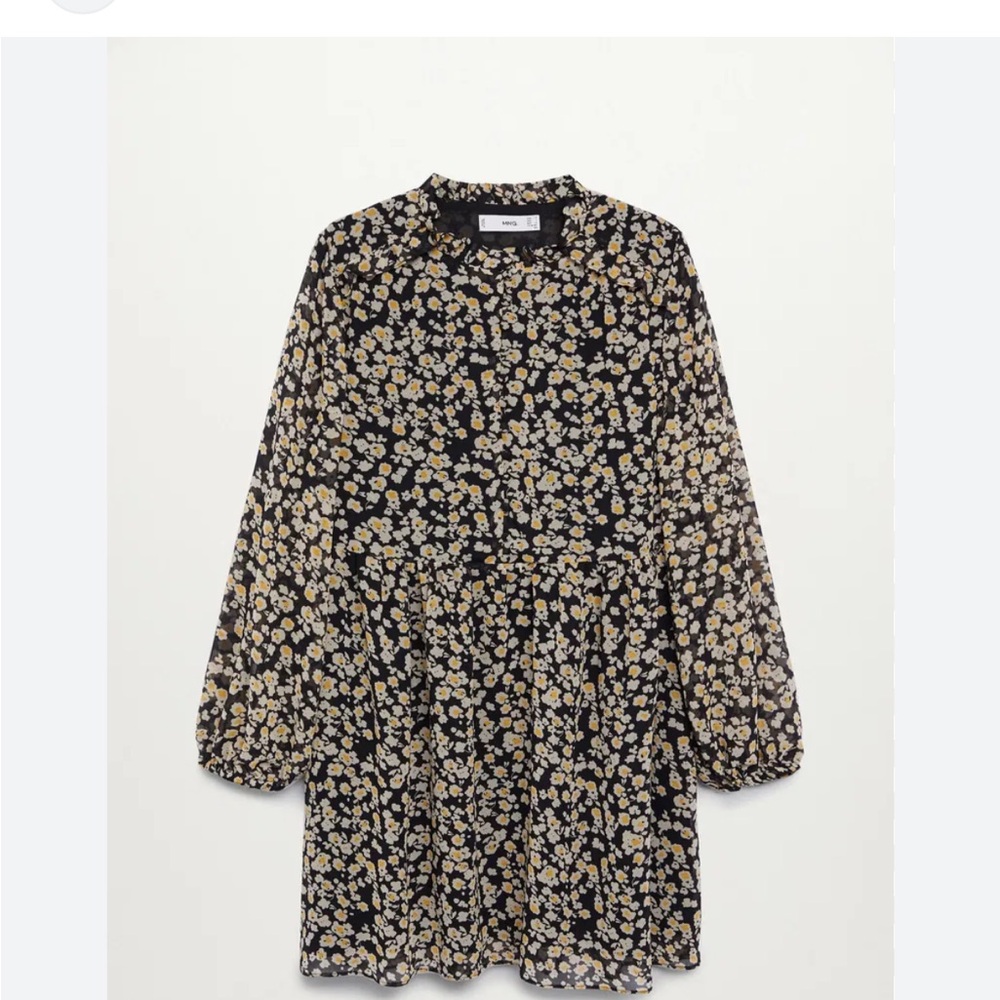 NWT! Mango - Flowy Print Mini Dress - XS